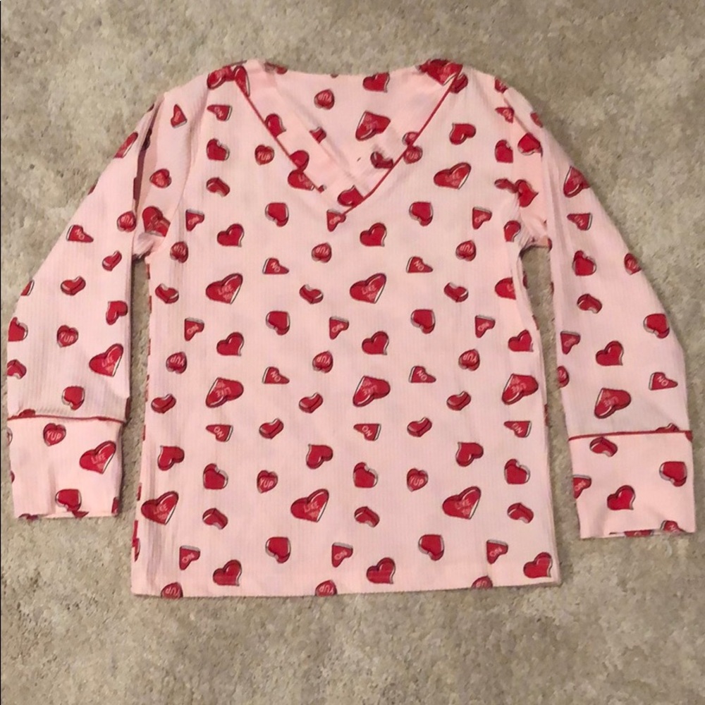 Heart pj shirt